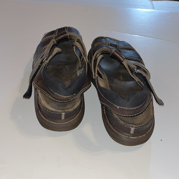 VTG- 90’s-Dr.Martens-10-Brown-leather, fisherman sandals, Velcro, 8585 doc’s. main image 10